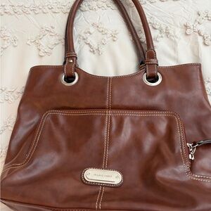 vintage franco sarto Brown Leather Shoulder Bag